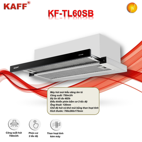 Máy Hút Mùi Âm Tủ KAFF KF-TL60SB