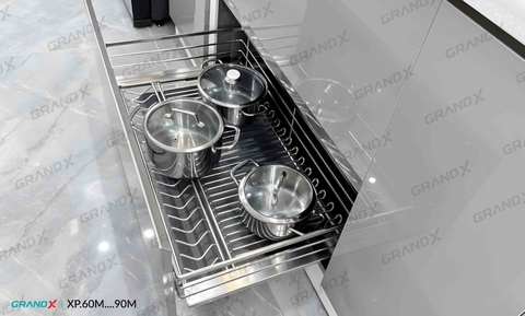 Giá Xoong Nồi Nan Oval SUS403 GrandX XP.70M