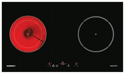 Bếp điện từ 2 vùng nấu Rosieres RVPI711