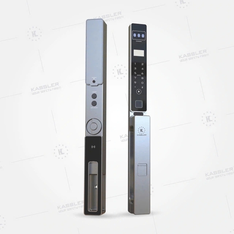 Khóa Vân Tay Cửa Nhôm Kassler KL-599 CNC 02 GREY APP