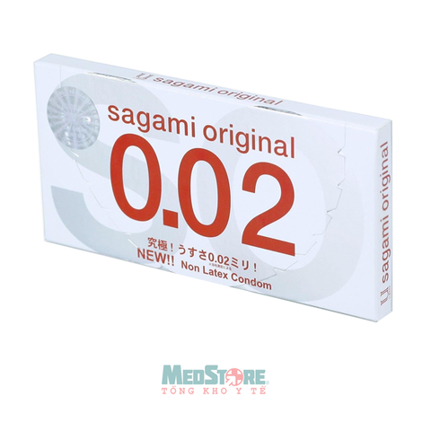 Bao cao su Sagami Original 0.02 (Hộp 2 chiếc)