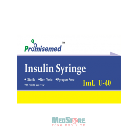 BƠM TIÊM INSULIN SYRINGE U40 (1ml)