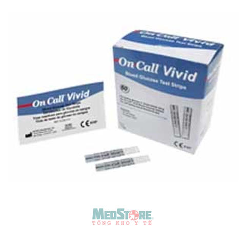 Que thử đường huyết On Call Vivid (hộp 25 que)