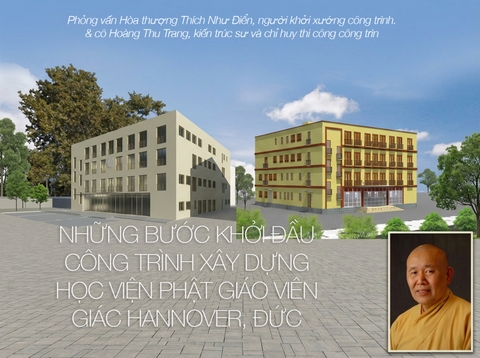 NHỮNG BƯỚC KHỞI ĐẦU CÔNG TRÌNH XÂY DỰNG HỌC VIỆN PHẬT GIÁO VIÊN GIÁC HANNOVER, ĐỨC