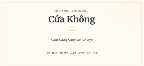 E-book: Cửa Không: Cẩm Nang Sống với Vô Ngã (Nguyên Giác)
