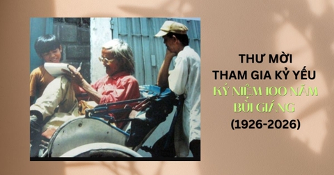 THƯ MỜI THAM GIA KỶ YẾU KỶ NIỆM 100 NĂM BÙI GIÁNG (1926-2026)