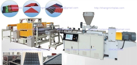 Máy sản xuất tấm lợp giả ngói ASA -PVC