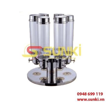 Bình ngũ cốc 6 kệ tròn 121582