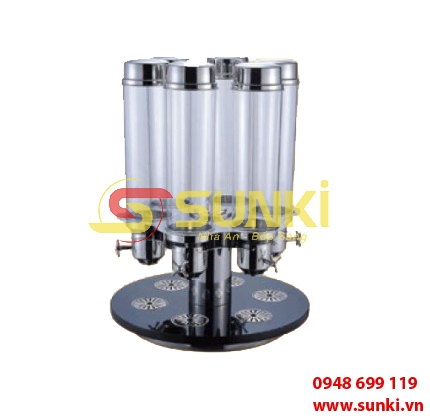 Bình ngũ cốc 6 xoay kệ đá cẩm thạch 121581