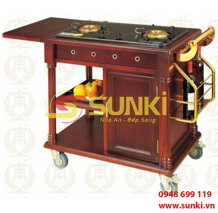 Xe đẩy phục vụ bào ngư sang trọng C-57