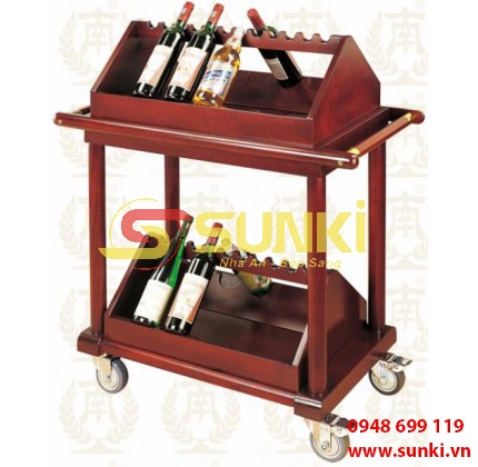 Xe đẩy phục vụ vang đỏ C-46