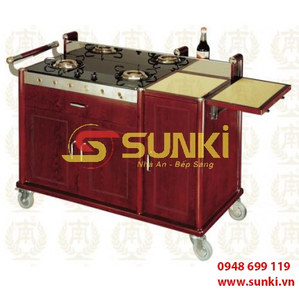 Xe đẩy phục vụ bào ngư sang trọng C-35