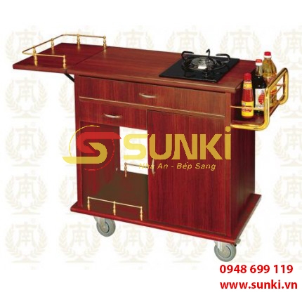 Xe đẩy phục vụ 1 bếp C-19A