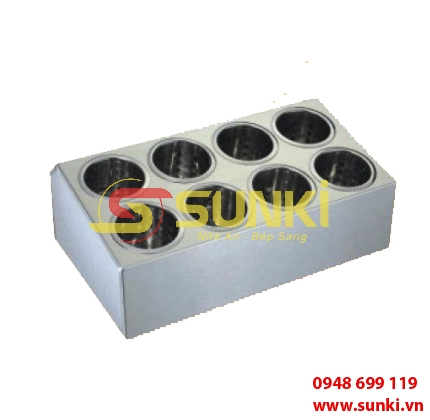 Hộp đựng dao dĩa 8 ngăn vuông 171706