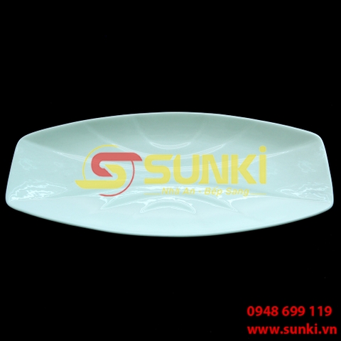 Đĩa sứ suồng dài 40