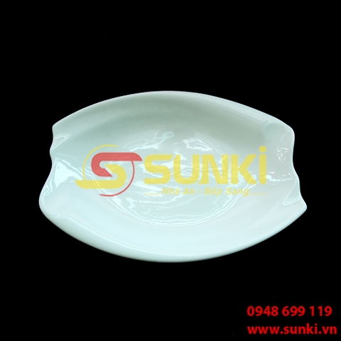 Đĩa xoài sứ hoa 10