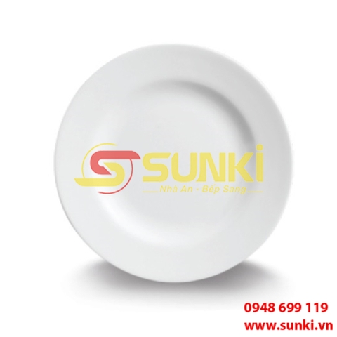 Đĩa Tròn 11 PV008-11 (Trắng Trơn)