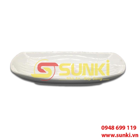Đĩa Xuồng 8.5 PV046-8.5 (Trắng Trơn)