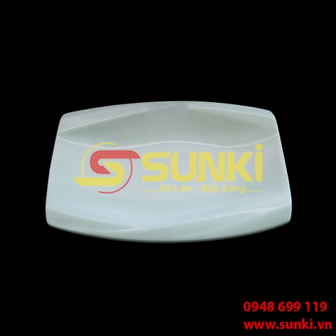 Đĩa sứ chữ nhật kiểu 8