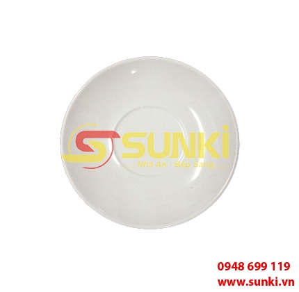 Đĩa Lót Chén PVB001-6 (Trắng Trơn)