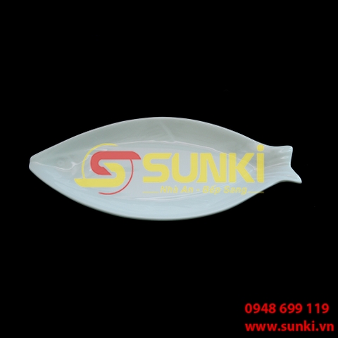 Đĩa sứ cá dài 30