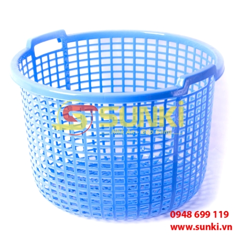Rổ nhựa tròn cần xé bé VN