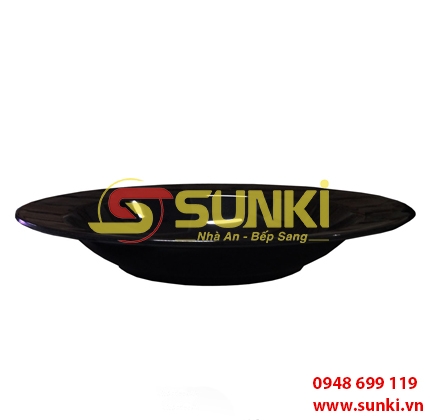 Đĩa Pasta Nông 12 CTP6425-12 (Đen)