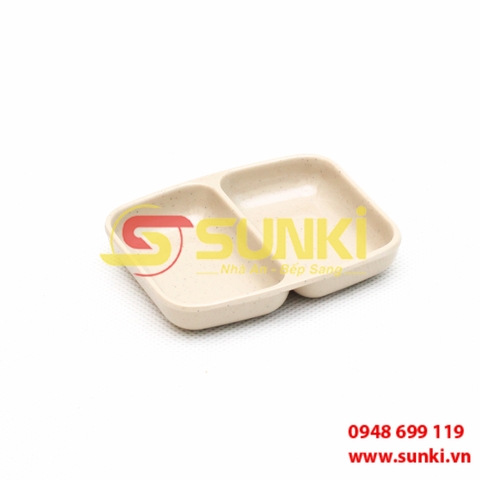 Đĩa Tương 2 Ngăn DV188-3.5 (Nâu Đá)