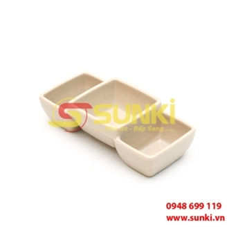 Chén Tương 3 Ngăn 2.5 CTD6419-2.5 (Nâu đá)