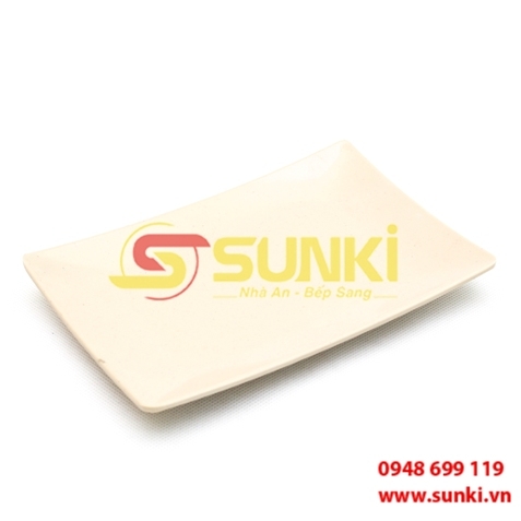 Đĩa chữ nhật A3010 nâu