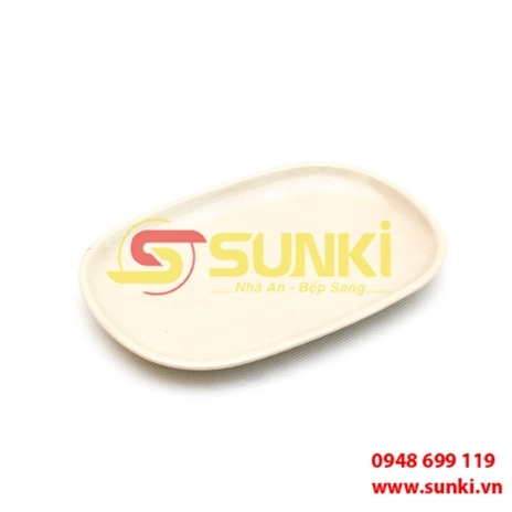 Đĩa oval sọc A907 nâu