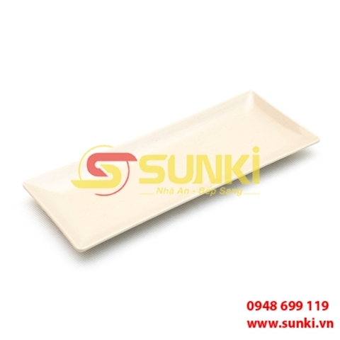 Đĩa chữ nhật A3009 nâu
