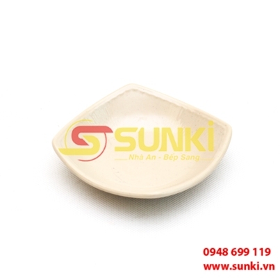 Đĩa 6 vuông A1106 nâu