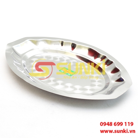 Đĩa cá inox HALA nông 01