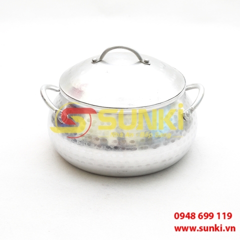 Lẩu cua nhôm tròn phi 20