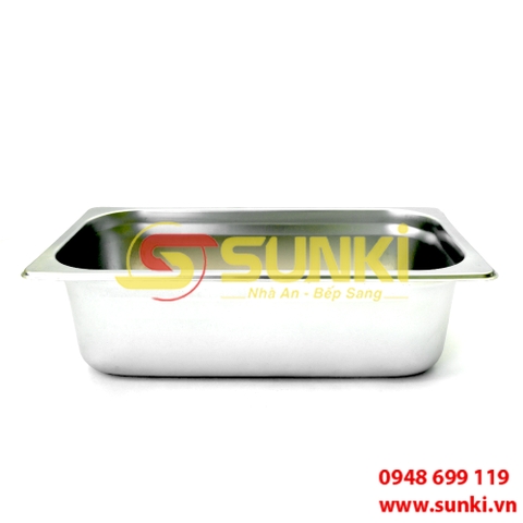 Khay inox 1/3 sâu 10