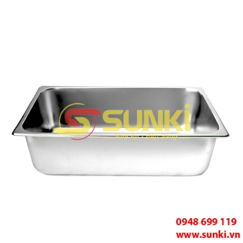 Khay inox 1/1 sâu 15cm