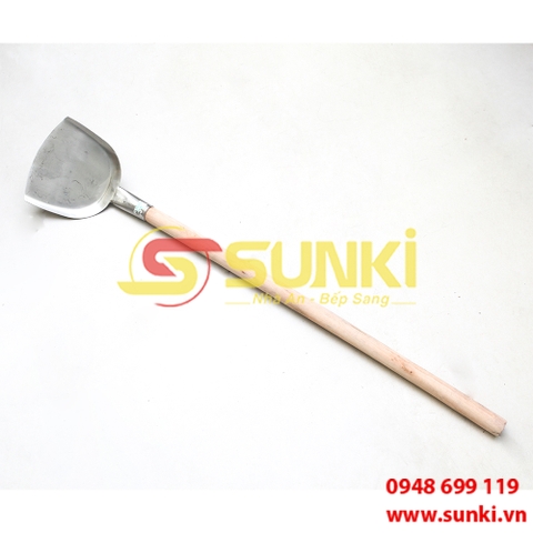 Xẻng xào CN cán gỗ dài