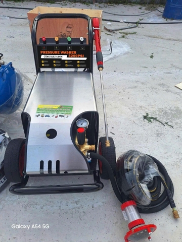 Máy Rửa Xe Cao Áp 3200psi 5.5kw - 3 Pha