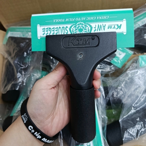 Bộ Gạt Tay Cầm Nhôm Đúc KTM Cán Ngắn - Lưỡi 2 Mặt Cứng Mềm