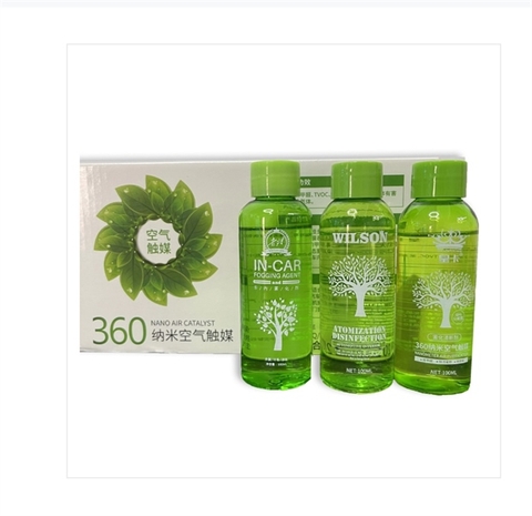 F25 Dung dịch nano khử mùi 100ml - MIX 3 MÙI 30 chai