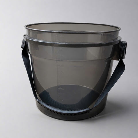 Xô Rửa Xe Trong Màu Khói 15 L Có Quai Sách