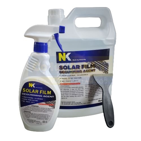 Tẩy Keo Phim Cách Nhiệt NK - Can 4L - Solar Film Degumming Agent