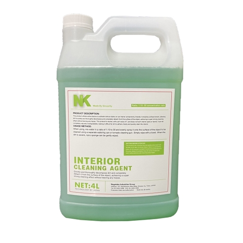 Dung Dịch Vệ Sinh Nội Thất NK - Can 4L - Interior Cleaning Agent