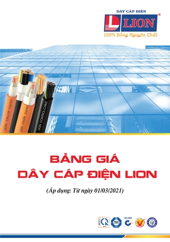 Bảng giá dây điện LiON