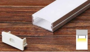 Profile nhôm LED gắn nổi 21,5x9,8mm PF-U-23.5X9.8