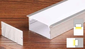 Thanh nhôm đèn LED giấu kín 49x20mm PF-T-4920