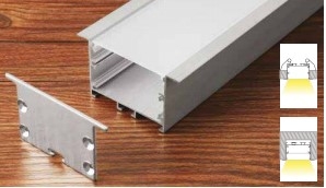 Máng LED nhôm âm trần PF-T-6535 kích thước 65x35mm