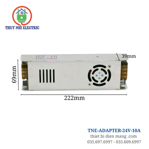 Adapter Nguồn Tổ Ong Mini 24VDC 250W 10A - Nguồn Điện Đỉnh Cao 