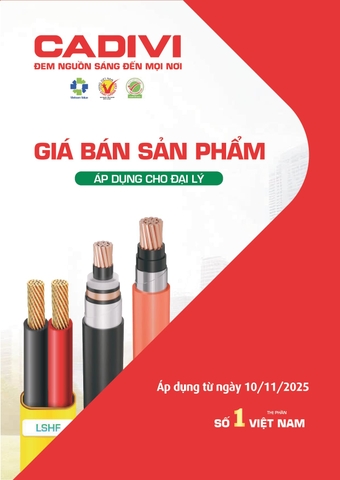 Bảng giá dây điện Cadivi